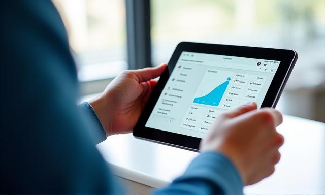 Clean UI design for a professional business dashboard